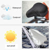 2pcs Bicycle Saddle Waterproof Dustproof Sun Protection Cover(Universal Size)