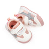 D2678 Autumn Baby Shoes Super Skin Children Sport White Shoees, Size: 18(Single Net Pink)