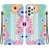For Samsung Galaxy A33 5G Crystal Texture Colored Drawing Leather Phone Case(Sunflowers)