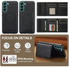 For Samsung Galaxy S20 FE LC.IMEEKE L5 Series Detachable RFID Card Bag Magsafe Phone Case(Black)