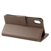 For iPhone XR Embossed Butterfly Pattern Horizontal Flip Leather Case with Card Slot & Holder & Wallet & Lanyard (Grey)