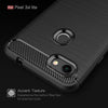 Brushed Texture Carbon Fiber Shockproof TPU Case for Google Pixel 3XL Lite(Black)