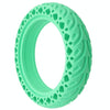 8.5 inch Electric Scooter Wear-resistant Shock-absorbing Decorative Pattern Tire Honeycomb Solid Tire, Suitable for Xiaomi Mijia M365(Green)