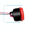 Motorcycle Brakes Horn with Red LED Light 12V 6 Tones + LED Lamp