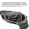 CF85 1.32 inch Steel Watchband Color Screen Smart Watch(Silver)