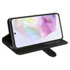 For Samsung Galaxy A36 R64 Texture Horizontal Flip Leather Phone Case(Black)