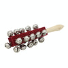 Musical Instrument Vertical Bell Orff Hand Bell Early Education Toys(Red)