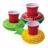 Inflatable Watermelon Shaped Floating Drink Holder, Inflated Size: About 19 x 19cm