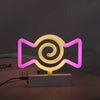 LED Neon Light Festive Atmosphere Decoration Lights Bar Shop Decoration Lights(Candy)