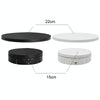 2 In 1 Charging Turntable Rotary Jewelry Live Shooting Display Stand, Color: Black Button