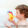 Bubble Machine Mouth Blowing Water Fun Outdoor Bubble Making Machine(Chick)