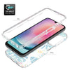 For Samsung Galaxy A24 5G / 4G Transparent Painted Phone Case(Banana Leaf)