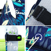 2 PCS B026 Running Mobile Phone Arm Bag Sports Yoga Mobile Phone Bag, Specification Small (Leaves Orange)