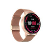 DT4 1.36 inch Steel Watchband Color Screen Smart Watch(Gold)