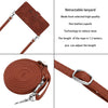 For Xiaomi Redmi K70 / K70 Pro Skin Feel Heart Embossed Leather Phone Case with Long Lanyard(Brown)