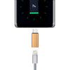 8 Pin Female to USB-C / Type-C Male Metal Shell Adapter(Gold)
