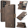 For Samsung Galaxy S25 Ultra 5G CaseMe 013 Multifunctional Horizontal Flip Leather Phone Case(Coffee)