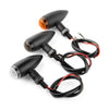 2 PCS KC805 Motorcycle Retro Metal Turn Signal Light (Yellow)