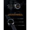 EX18 Smart Sports Watch FSTN Full View Screen Luminous Dial High Tensile TPU Strap, Support Steps Counting / Burned Calory / Calendar Date / Bluetooth 4.0 / Incoming Call Reminder / Low Battery Reminder(Orange)