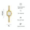 BS Bee Sister FA1518  Women Diamond Watch Bracelet Watch(Gold)