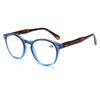 Retro Flexible Durable Portability HD Presbyopic Glasses +150(Graduate Blue)