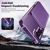 For Samsung Galaxy A16 5G Vertical Flip Card Bag Holder Leather Phone Case(Purple)