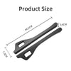 1 Pair Car Seat Gap Bar Car Interior Armrest Box Gap Leak-proof Filler (Grey)