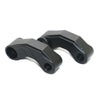 SF-YSZ-2 Mirror Code Motorcycle Modification Aluminum Alloy CNC Rearview Extension Bracket Set (Black)