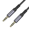 Borofone BL24 3.5mm Graceful AUX Audio Cable, Length:1m(Gray)