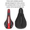 WEST BIKING Bike Cushion Cover Thick Silicone Quick Release Seat Cushion(Black)