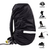 Reflective Light Waterproof Dustproof Backpack Rain Cover Portable Ultralight Shoulder Bag Protect Cover, Size:S(Orange)