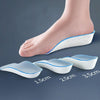 2.5CM Increase Height Women Insoles Light Weight Soft Elastic Arch Support Shoes Pads