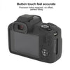 For Canon EOS R100 Glossy Soft Silicone Protective Case(Black)