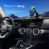 Fast Charging Retractable Recharging Cell Phone Holder With Wireless CarPlay Android Auto Function(Standard)