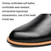 JL-1022 Men British Pointed Leather Shoes Business Casual Shoes, Size: 43(Black)