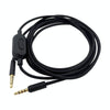 ZS0159 For Logitech G433 / G233 / G Pro / G Pro X 3.5mm Male to Male Gaming Headset Audio Cable with Wire-controlled, Cable Length: 2m(Black)