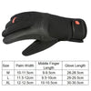 HUNTRANGE A055 Waterproof Riding Sports Touch Screen Keep Warm Gloves, Size: M(Black)