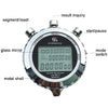 YS Metal Stopwatch 3 Rows Display Running Training Electronic Timers, Style: YS-5120 120 Memories