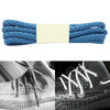 Reflective Shoe laces Round Sneakers ShoeLaces Kids Adult Outdoor Sports Shoelaces, Length:160cm(Sky Blue)