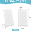 10pcs YX040 Acrylic Jewelry Earrings Display Stand(White)