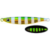 PROBEROS LF121 Fast Sinking Laser Boat Fishing Sea Fishing Lure Iron Plate Bait, Weight: 80g(Luminous Color A)