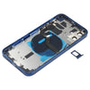 iPhone 12 Blue Battery Back Cover w/Keys, Tray & Wireless Charging