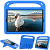 For Samsung Galaxy Tab A 10.1 2019 T510/T515 Handle EVA Shockproof Tablet Case with Holder(Blue)