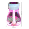 FH-068 Mini USB Car Home Colorful Light Bottle Micro Landscape Humidifier(Blue)