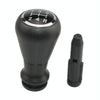 For Citroen C4 / Peugeot 307 Car Gear Lever Knob Leather Gear Shift Knob, with Converter(Black)