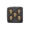 5 PCS/Set Creative Skull Bones Dice Six Sided Skeleton Dice Club Pub Party Game Toys Resin Dice