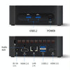ZX03 Windows 11 Mini PC, Intel Alder Lake N95, Support Dual HDMI Output, Spec:16GB+1TB(US Plug)