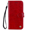 Business Style Oil Wax Texture Horizontal Flip Leather Case for Xiaomi Mi 6X / A2, with Holder & Card Slots & Wallet(Red)