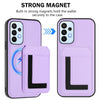 For Samsung Galaxy A23 4G / 5G CX01 Detachable Magsafe Magnetic Card Bag Phone Case(Light Purple)