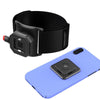 Outdoor Sports Wrist Band Mobile Phone Holder Running Fitness Wrist Strap Phone Holder(Black)